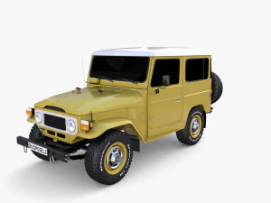 Generic 4x4 car v1 3D Model