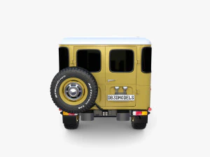 Generic 4x4 car v1 3D Model