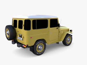 Generic 4x4 car v1 3D Model