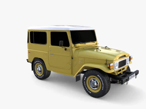 Generic 4x4 car v1 3D Model