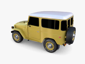 Generic 4x4 car v1 3D Model