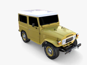 Generic 4x4 car v1 3D Model