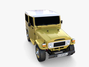 Generic 4x4 car v1 3D Model