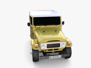 Generic 4x4 car v1 3D Model