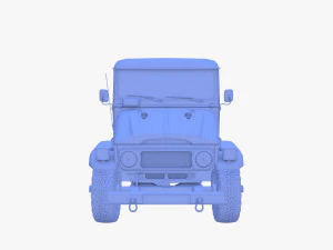Generic 4x4 car v1 3D Model