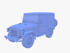 Generic 4x4 car v1 3D Model