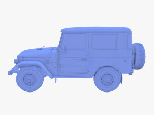 Generic 4x4 car v1 3D Model