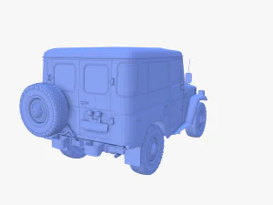 Generic 4x4 car v1 3D Model