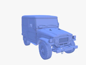 Generic 4x4 car v1 3D Model