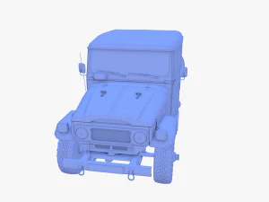 Generic 4x4 car v1 3D Model