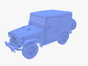 Generic 4x4 car v1 3D Model