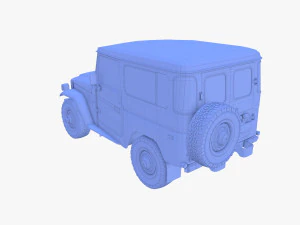Generic 4x4 car v1 3D Model