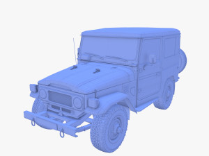 Generic 4x4 car v1 Modèle 3D