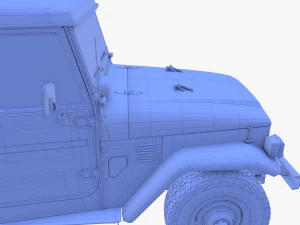 Generic 4x4 car v1 3D Model