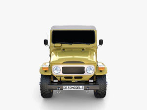 Generic 4x4 car v2 3D Model