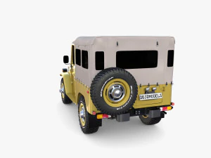 Generic 4x4 car v2 3D Model