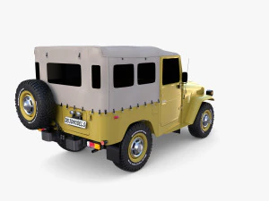 Generic 4x4 car v2 3D Model