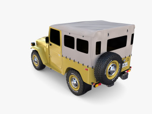 Generic 4x4 car v2 Modèle 3D