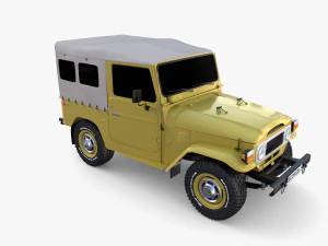 Generic 4x4 car v2 3D Model