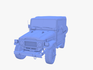 Generic 4x4 car v2 Modèle 3D