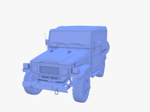 Generic 4x4 car v2 3D Model