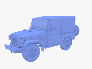 Generic 4x4 car v2 3D Model