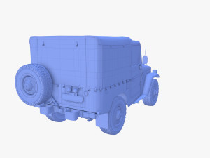 Generic 4x4 car v2 Modèle 3D