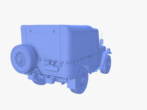 Generic 4x4 car v2 3D Model