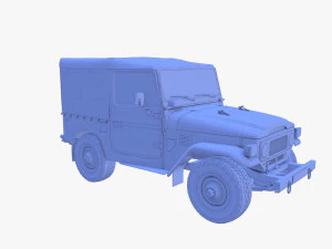 Generic 4x4 car v2 3D Model