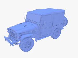 Generic 4x4 car v2 3D Model