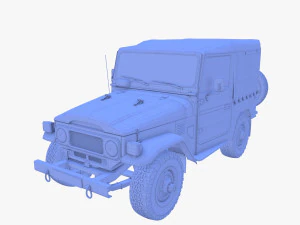 Generic 4x4 car v2 3D Model