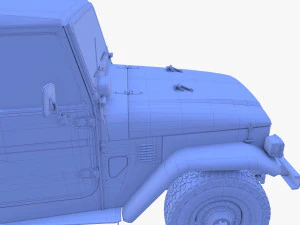 Generic 4x4 car v2 3D Model