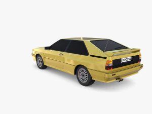 Generic 80s Coupe 3D Model