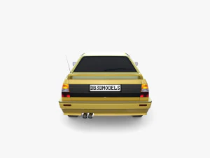 Generic 80s Coupe 3D Model