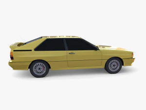 Generic 80s Coupe 3D Model