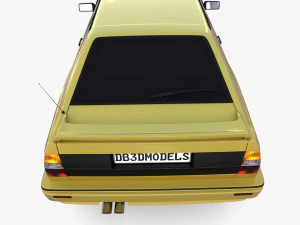 Generic 80s Coupe 3D Model