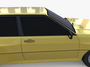 Generic 80s Coupe 3D Model