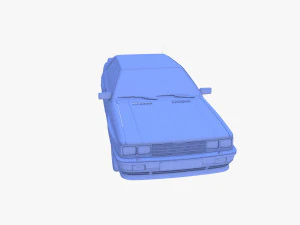 Generic 80s Coupe 3D Model