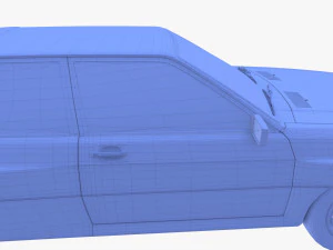 Generic 80s Coupe 3D Model
