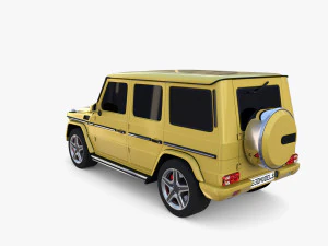 Generic Luxury SUV 3D Model