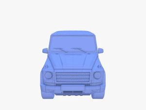 Generic Luxury SUV 3D Model