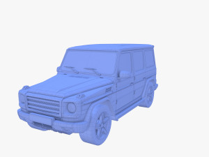 Generic Luxury SUV 3D Model