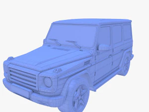 Generic Luxury SUV 3D Model