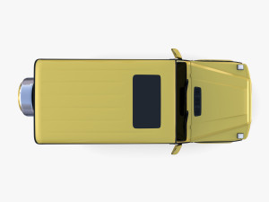 Generic Luxury SUV with interior 3D Model