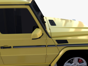 Generic Luxury SUV with interior 3D Model