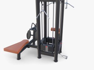 4 Multi station jungle machine v1 3D Модель