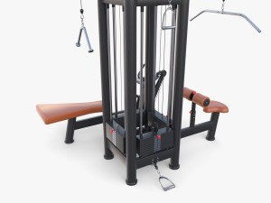 4 Multi station jungle machine v1 3D Модель