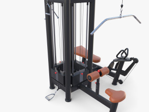 4 Multi station jungle machine v1 3D Модель