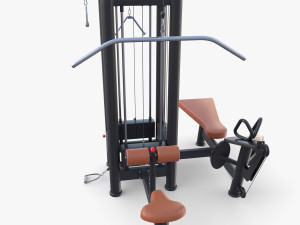 4 Multi station jungle machine v1 3D Модель