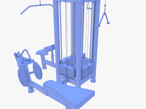 4 Multi station jungle machine v1 3D Модель